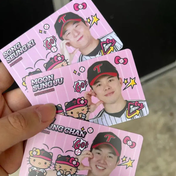 [BUNJANG] LG Twins Tanning Kitty Photocard / 엘지트윈스 포카 LG트윈스 태닝키티 포토카드 정가양도