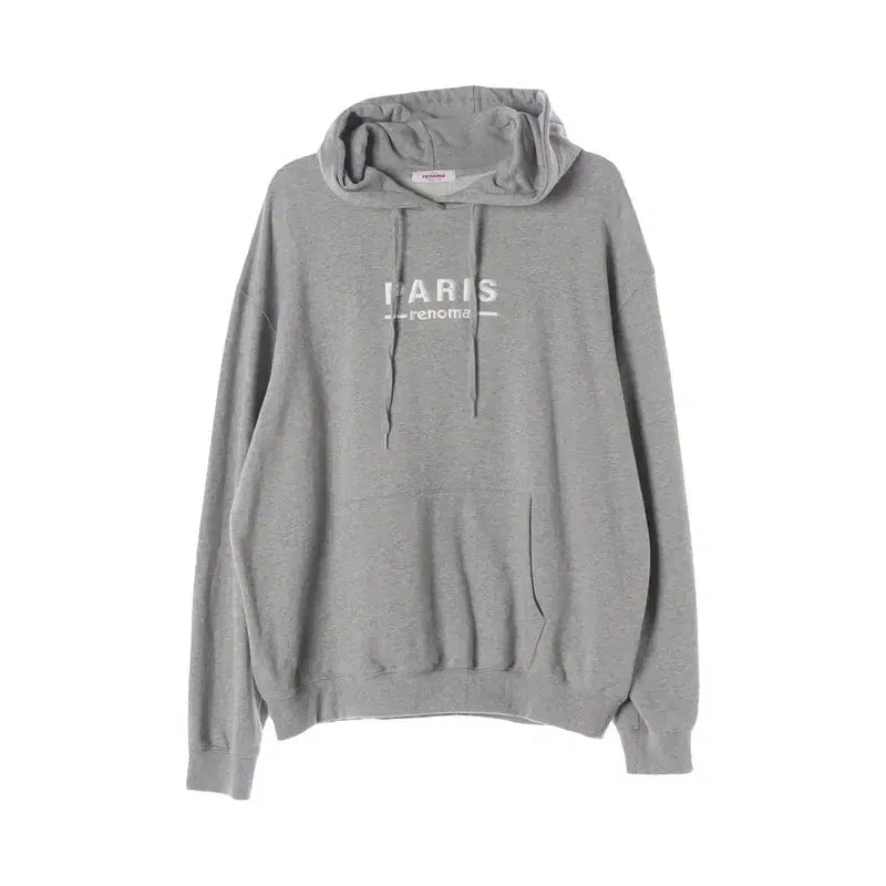 [BUNJANG] Renoma Men's Cotton Logo Hoodie / 레노마 (MEN - L) 코튼 로고 후드티