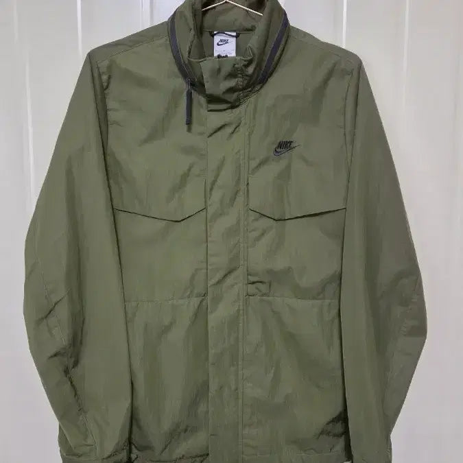 [BUNJANG] Nike Windbreaker Jacket Olive / 나이키 바람막이 자켓 올리브색