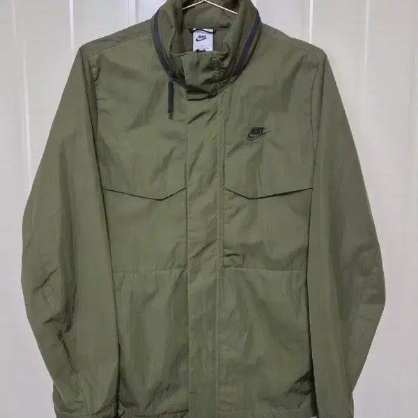 [BUNJANG] Nike Windbreaker Jacket Olive / 나이키 바람막이 자켓 올리브색