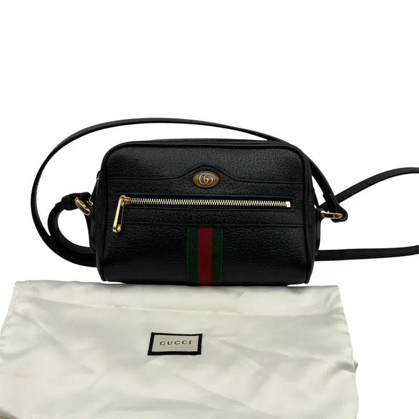 [BUNJANG] Gucci Ophidia GG Mini Crossbody Bag Black 517350 / 구찌 오피디아 GG 미니 크로스백 블랙 517350