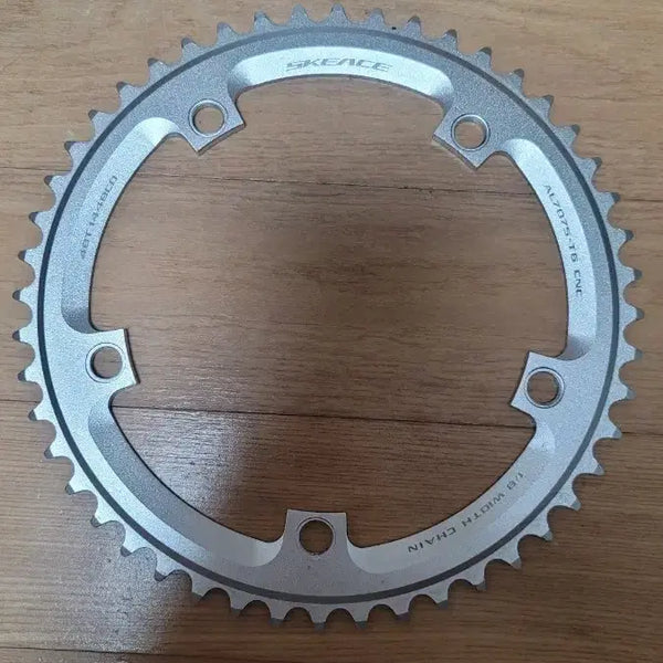 [BUNJANG] Sugino Silver Chainring 48T 144 BCD / 스케이스 실버 체인링 48t 144bcd 급처