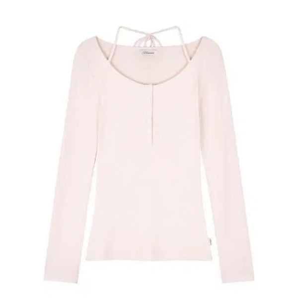 [BUNJANG] Clissier Bella Long Sleeve T-Shirt Pink / (새상품) 클리시어 벨라 긴팔 핑크 프리따