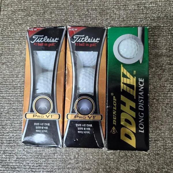 [BUNJANG] Titleist Pro V1 Golf Balls, Dunlop DDH4 Golf Balls, Mixed Brand Golf Balls, Golf Tees and Pouch / 골프공 티 판매합니다