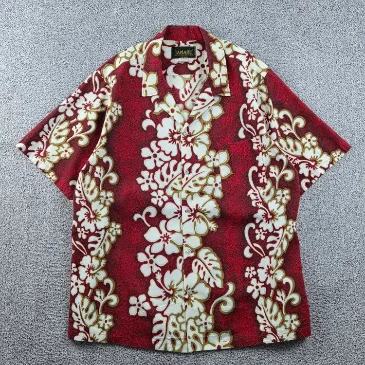 [BUNJANG] USA TAMARE Hawaiian Short Sleeve Shirt XL / USA 타마레 하와이안 반팔 셔츠 ( XL ) / 12823