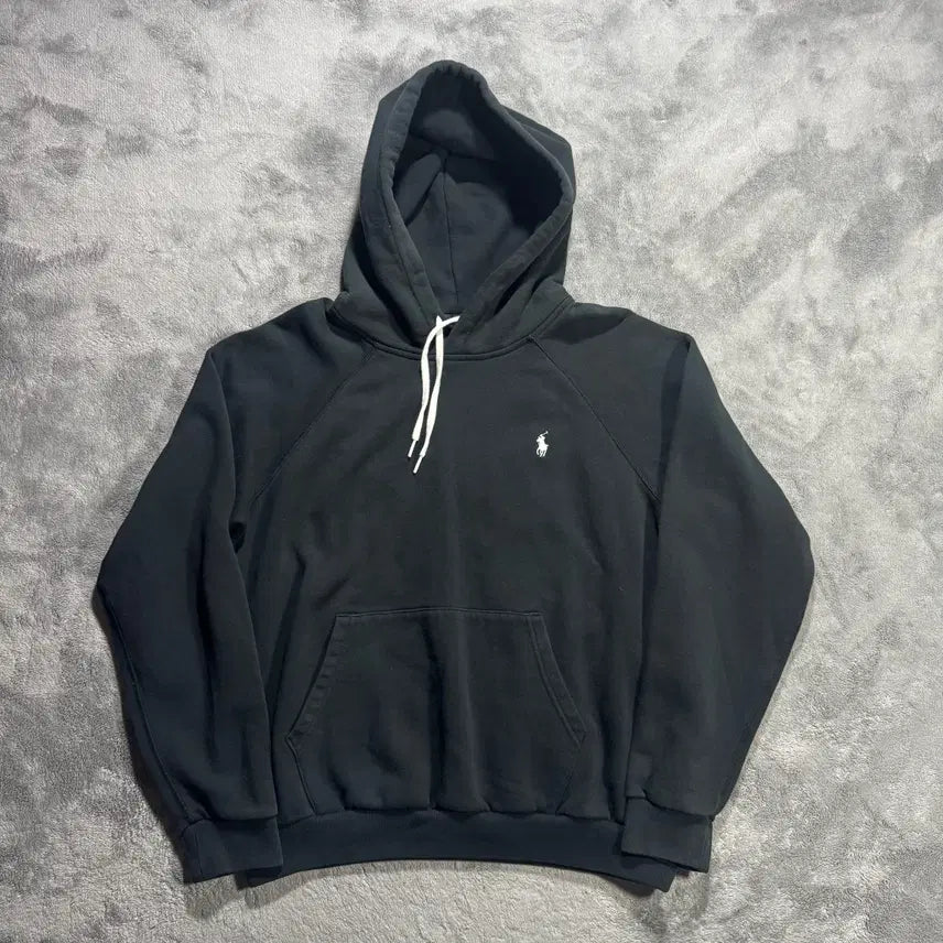 [BUNJANG] Polo Ralph Lauren Black Mini Pony Hoodie XL / [xl] 폴로랄프로렌 블랙 미니포니 후드티