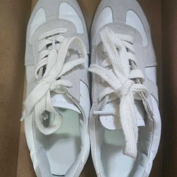 [BUNJANG] German Army Style Sneakers White/Grey Size 245 / 독일군 스니커즈 245 화이트/그레이