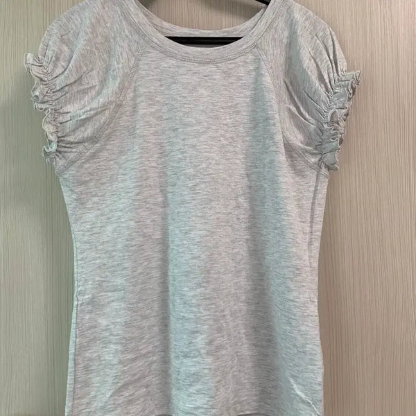 [BUNJANG] Smoothmood Nadia Puff Tee Gray One Size / 스무드무드 나디아 퍼프 티 그레이 1사이즈