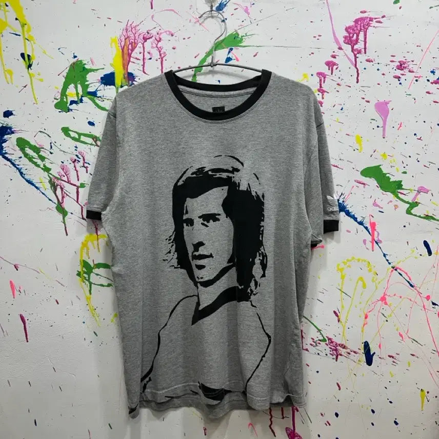 [BUNJANG] Adidas 2006 Germany World Cup FIFA Licensed Ringer T-Shirt Grey / 아디다스 06 독일월드컵 FIFA 공식 라이선스 링거 반팔티 그레이