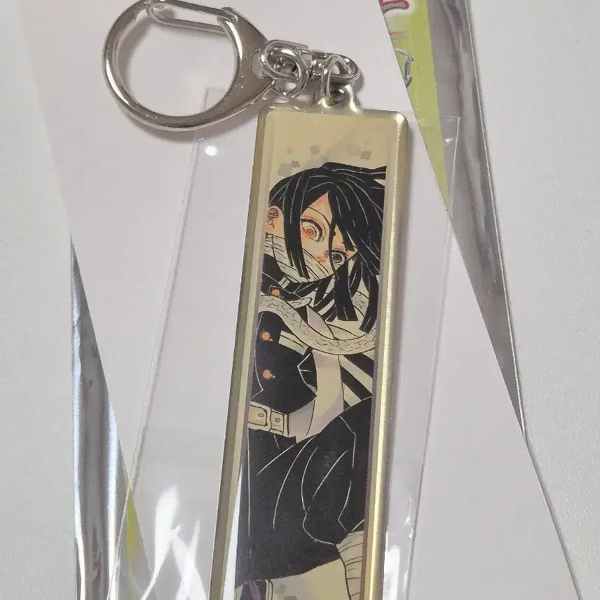 [BUNJANG] Demon Slayer Obanai Iguro Original Drawing Exhibition Metal Keyring / 귀멸의 칼날 귀칼 이구로 오바나이 원화전 메탈 키링