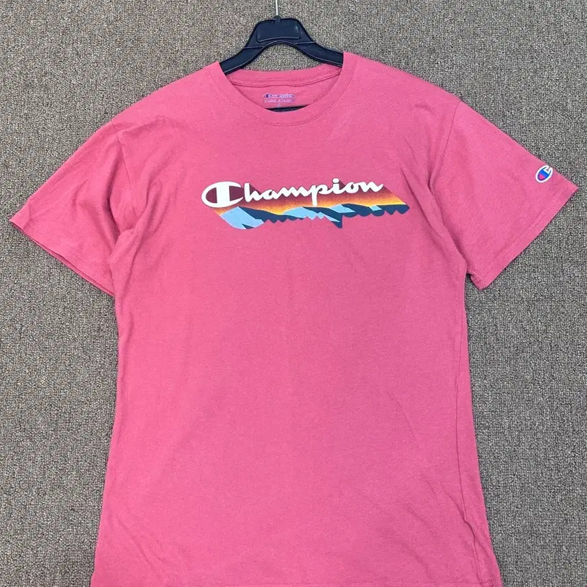 [BUNJANG] Champion Redwood Vintage Logo Short Sleeve T-Shirt / 챔피온 레드우드 빈티지로고 반팔 티셔츠