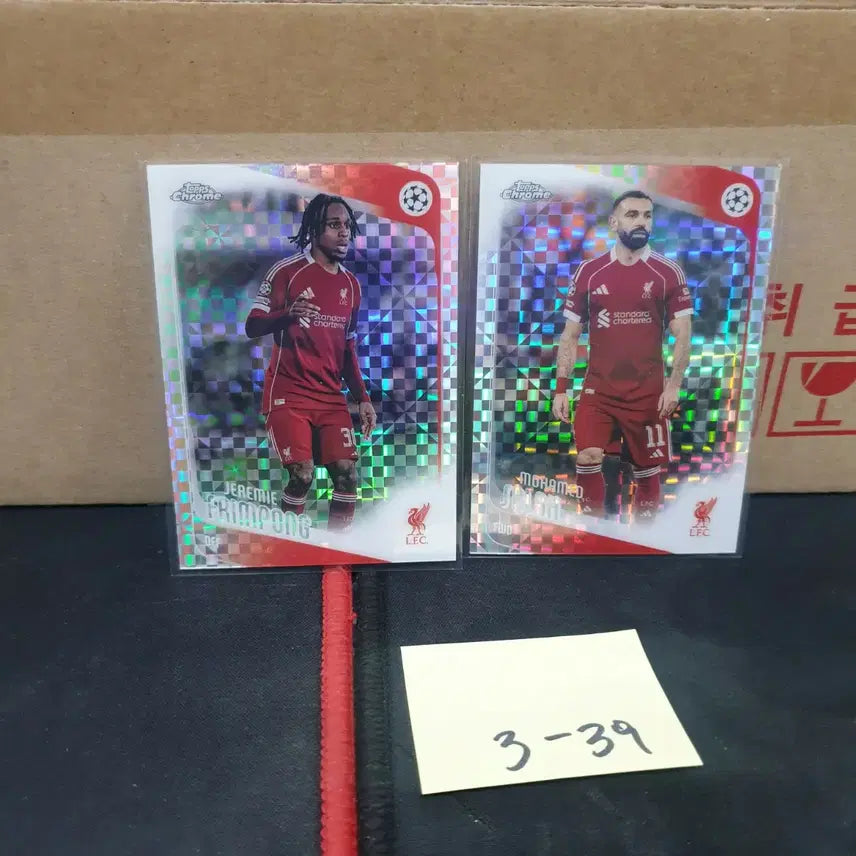 [BUNJANG] Topps Chrome Liverpool Football Card / 탑스 크롬 리버플  축구카드