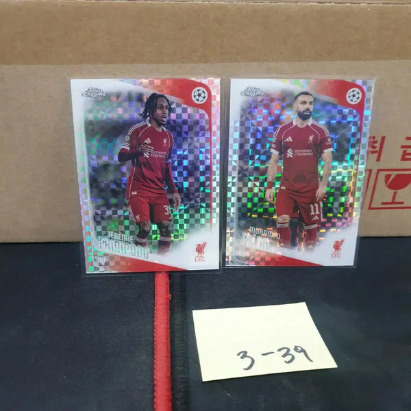 [BUNJANG] Topps Chrome Liverpool Football Card / 탑스 크롬 리버플  축구카드