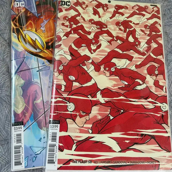 [BUNJANG] DC Comics The Flash Variant Cover Issues #53, #54, #58 / Dc 디시 디씨 코믹스 플래시 플래쉬 이슈 배리언트 커버