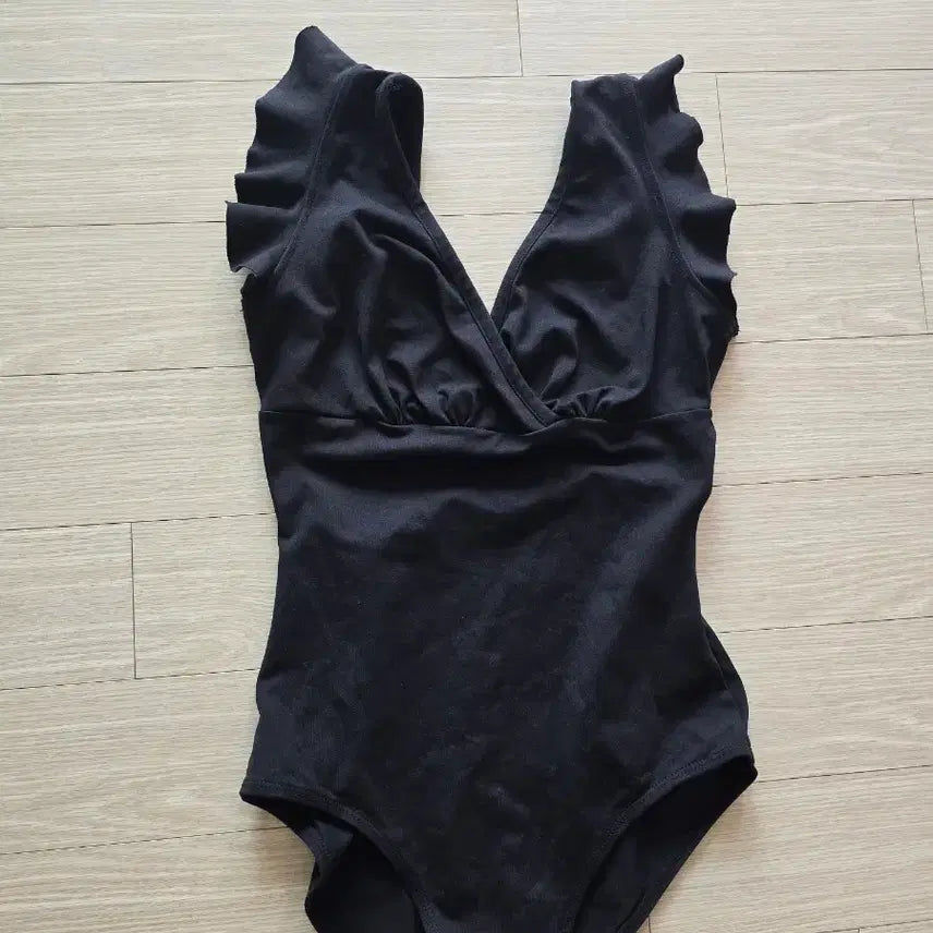 [BUNJANG] Balletsimo Frill Leotard Black / 발레시모 프릴 레오타드