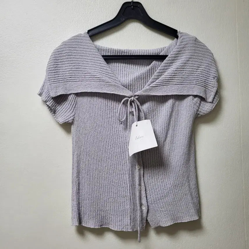 [BUNJANG] LEBANE Lavender Off-Shoulder Blouse Size 55 / LEBANE 라벤더 오프숄더 블라우스 55