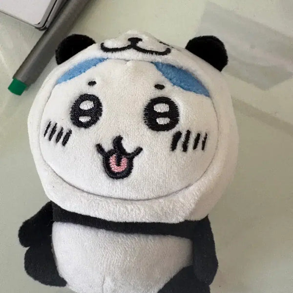 [BUNJANG] Chiikawa Hachiware Panda Plush Keychain / 먼작귀 하치와레 판다 인형 키링 치이카와