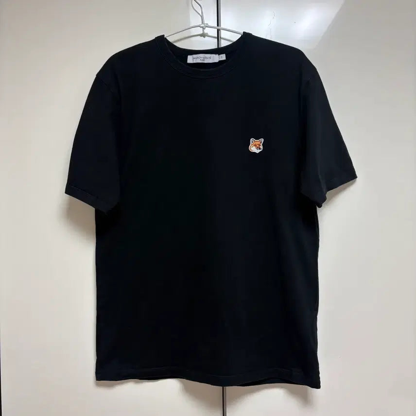 [BUNJANG] Maison Kitsuné Fox Head Logo Short Sleeve T-Shirt Black / 메종키츠네 반팔 티셔츠 블랙
