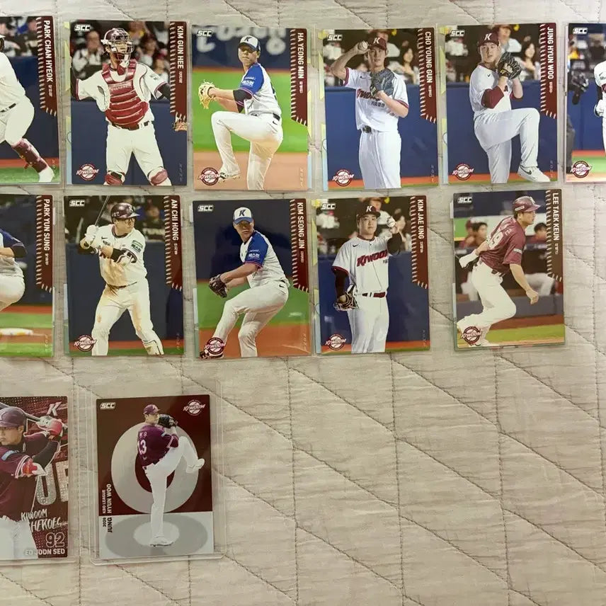 [BUNJANG] Kiwoom Heroes Baseball Player Trading Cards Bundle Set / KBO 2026 야구선수 키움 카드 일괄 판매