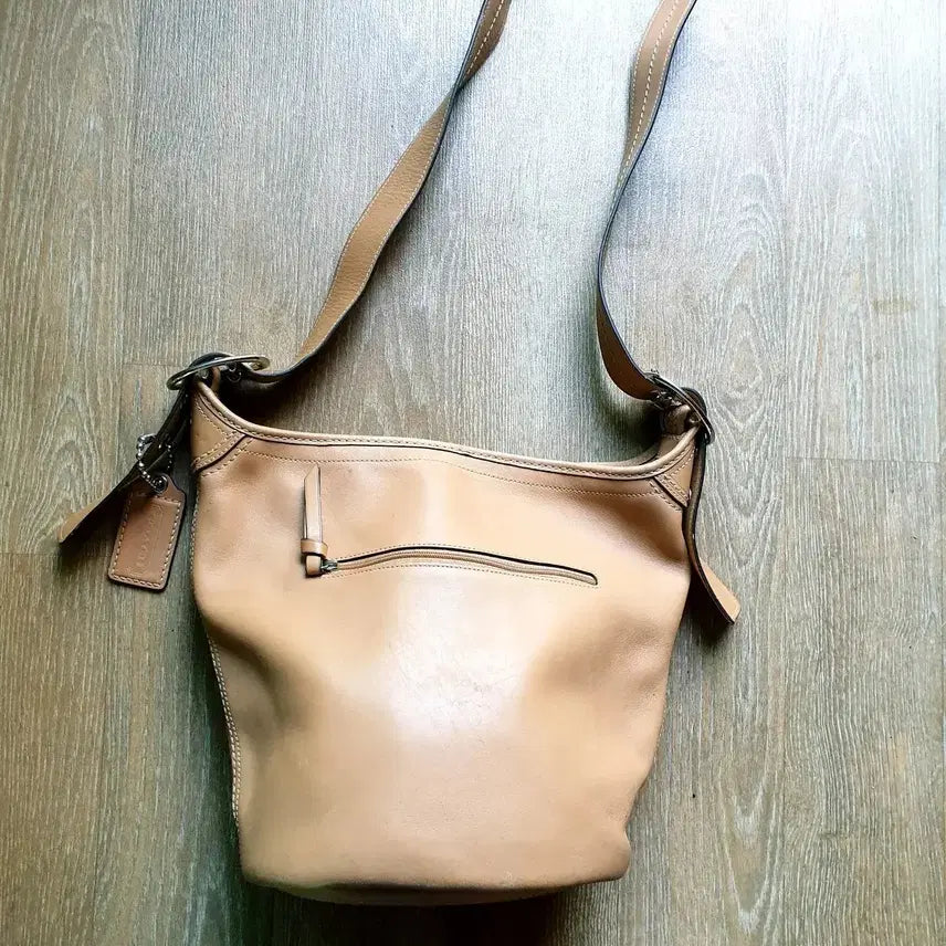 [BUNJANG] Coach Oleather Bleecker Bucket Bag Shoulder Bag Crossbody Bag / 명품 특가세일~[정품] 코치(Coach) 올레더 블리커 버킷백 숄더백 크