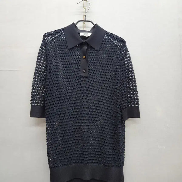 [BUNJANG] COS Mesh Knit Short Sleeve Polo T-Shirt / COS 코스 그물 니트 메쉬 반팔카라 S(M) 남여공용