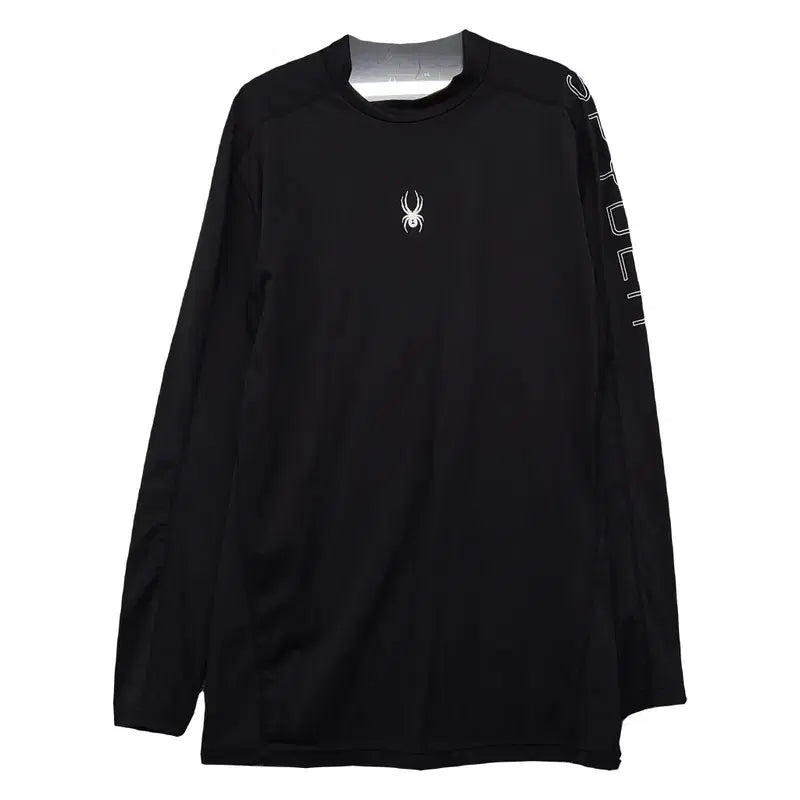 [BUNJANG] Spider Black Functional Long-Sleeve Training T-Shirt XXL / 스파이더 블랙 기능성 트레이닝 긴팔티 XXL