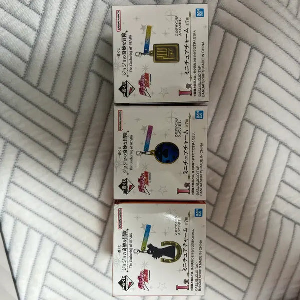[BUNJANG] Ichiban Kuji JoJo's Bizarre Adventure 'I Prize' Keychain Set (3 Types) / 제일복권 죠죠 i상 키링 3종