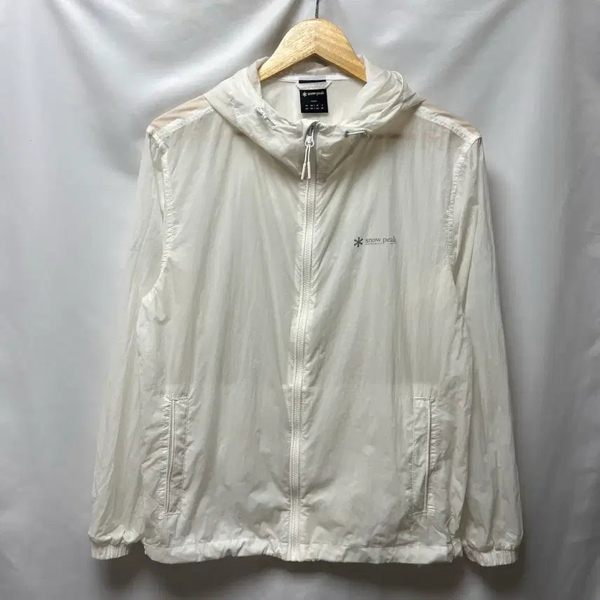 [BUNJANG] Snow Peak White Lightweight Windbreaker Jacket Size S / [정품/S] 스노우피크 화이트 경량 바람막이