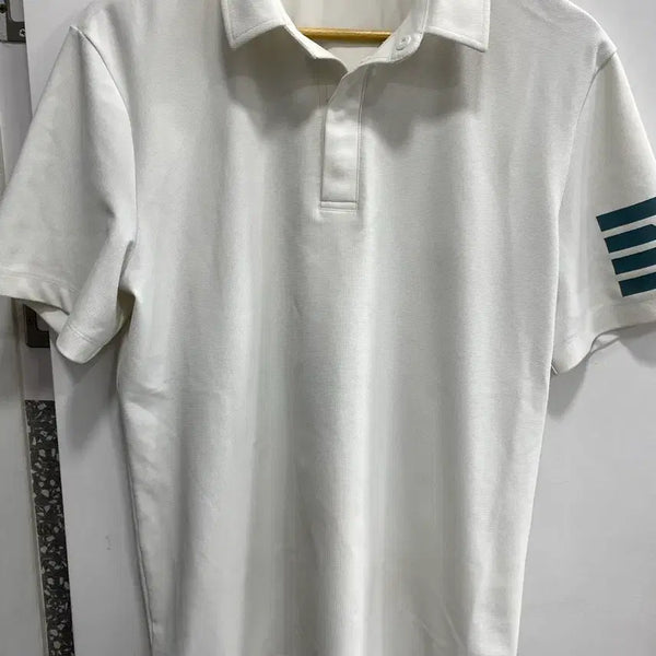 [BUNJANG] Southcape Premium Golf T-Shirt White / [L추천/표기XL] 정품 사우스케이프 최고급 골프 카라티 화이트