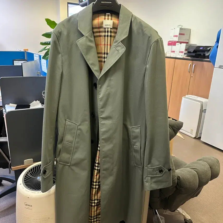 [BUNJANG] Burberry Gabardine Car Coat Size 52 / 버버리 개버딘 카코트 52사이즈