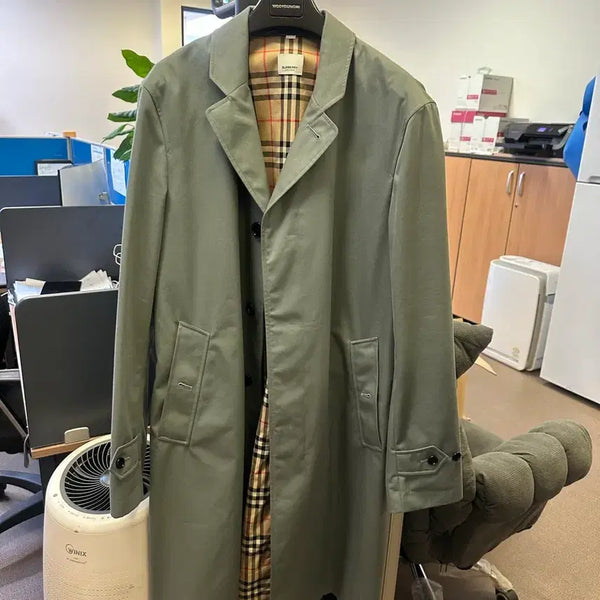 [BUNJANG] Burberry Gabardine Car Coat Size 52 / 버버리 개버딘 카코트 52사이즈