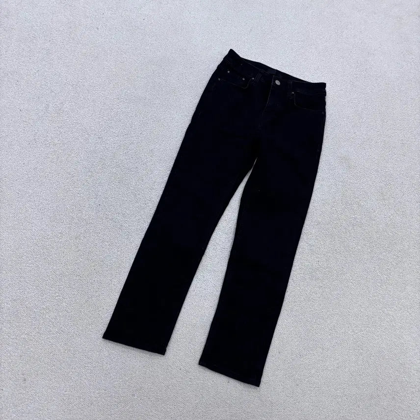 [BUNJANG] 26 Plack Women's Black Denim Pants 0630E2 / 26 플랙 여성 블랙 데님 팬츠 0630E2