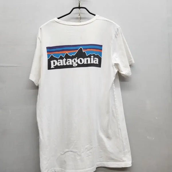 [BUNJANG] Patagonia Big Print Organic Cotton Short Sleeve T-Shirt L (M) / 파타고니아 백 빅프린팅 오가닉코튼 반팔티 L(M)