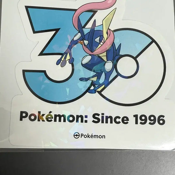 [BUNJANG] Pokemon 30th Anniversary Logo Sticker Greninja Bundle Set / 포켓몬 30주년 로고 스티커 개굴닌자