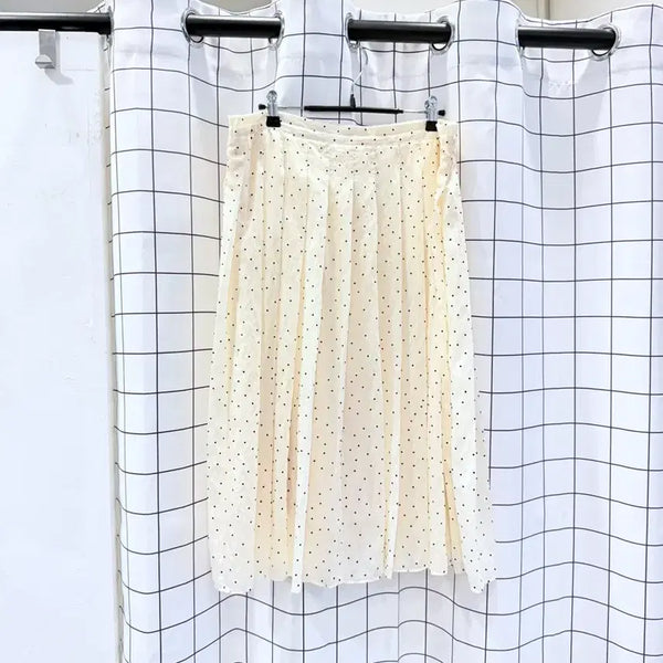 [BUNJANG] Sheer 3D Dot Chiffon Skirt (One Size) / 새상품 시어 입체도트 쉬폰스커트 55-77반