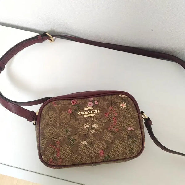 [BUNJANG] Coach Signature Floral Crossbody Bag / 코치 시그니처 플로럴 크로스백