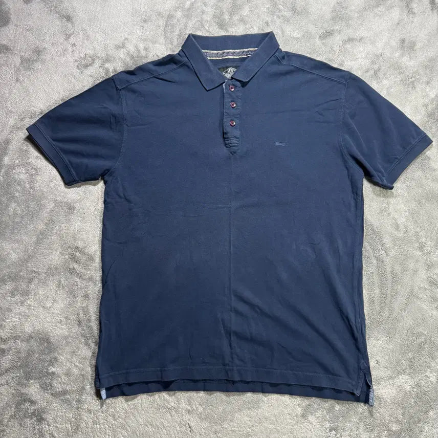 [BUNJANG] Levi's Navy Chest Logo Polo T-Shirt (Size M) / [M] 리바이스 네이비 가슴로고 카라티 반팔