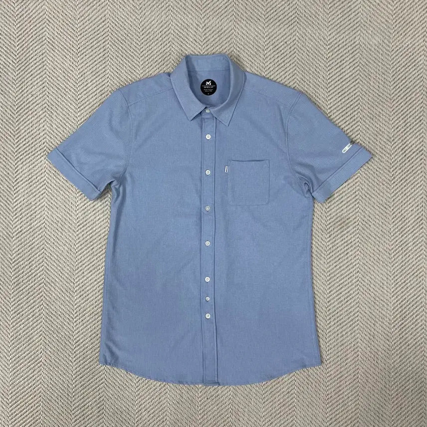 [BUNJANG] Millet Golf Short Sleeve Shirt 95 / 밀레골프 반팔셔츠 95
