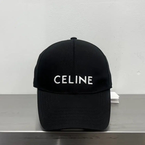 [BUNJANG] Celine Logo Embroidered Cotton Baseball Cap / 셀린느 로고 자수 코튼 베이스볼 캡