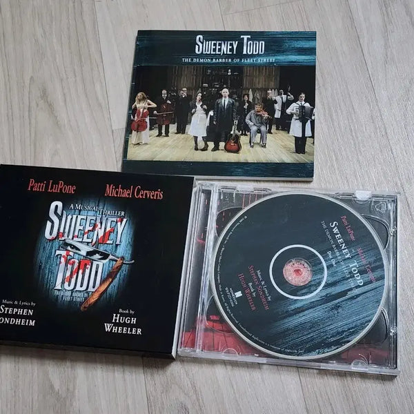 [BUNJANG] 2016 Sweeney Todd Program Book + CD + Bookmark Bundle / 2016 스위니토드 프로그램북+CD+책갈피 판매