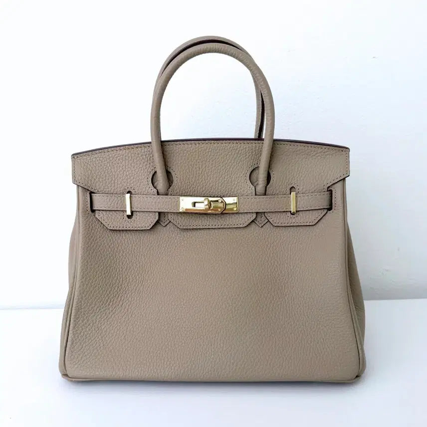 [BUNJANG] Vintage Gold-Plated Taupe Togo Leather Birkin Tote Bag / 빈티지 금장 토프 에토프 토고 버킨 토트백