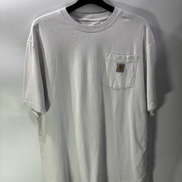 [BUNJANG] Carhartt K87 Pocket T-Shirt White L / [L] 칼하트 K87 포켓 반팔티 화이트 1.5