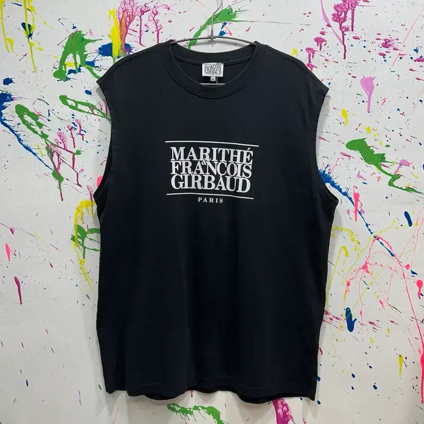 [BUNJANG] Marithe Francois Girbaud Classic Logo Sleeveless XL / 마리떼 프랑소와 저버 클래식 로고 슬리브리스 XL