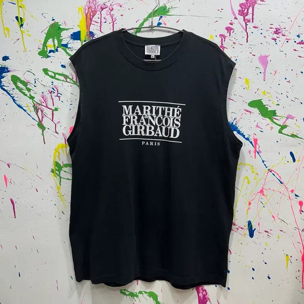 [BUNJANG] Marithe Francois Girbaud Classic Logo Sleeveless XL / 마리떼 프랑소와 저버 클래식 로고 슬리브리스 XL