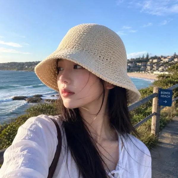 [BUNJANG] Madewell Cotton Crochet Bucket Hat / 메이드웰(Madewell) 코튼 크로셰 버킷햇 새상품 M/L