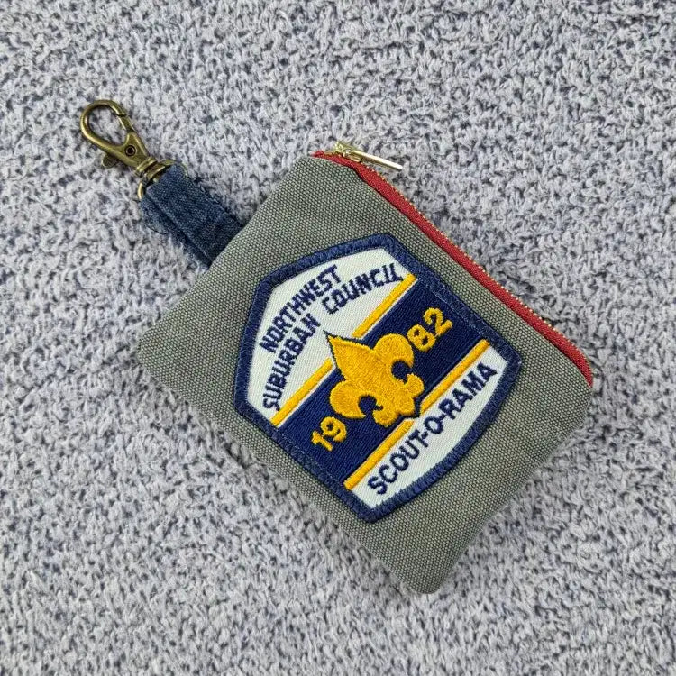 [BUNJANG] Vintage Patch Handmade Custom Keyring Wallet Coin Case / 빈티지 패치 핸드메이드 커스텀 키링 월렛 코인케이스 / 12813