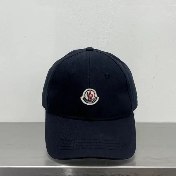 [BUNJANG] Moncler Logo Wappen Cotton Twill Baseball Cap Navy Kids M / 몽클레어 와펜 네이비 볼캡