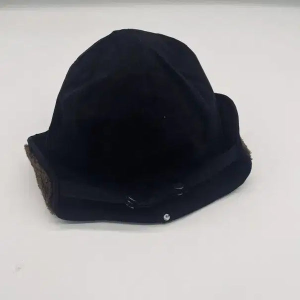 [BUNJANG] Malbon Genuine Reversible Trooper Hat Black / 말본 정품 리버시블 트루퍼 햇 BLACK 머프캡 모자
