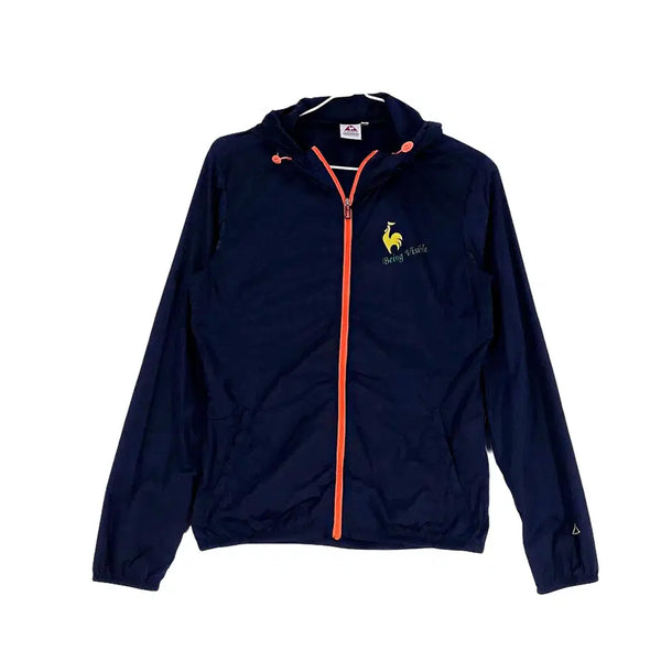 [BUNJANG] Le Coq Sportif Women's Sporty Loose Fit Windbreaker Jacket Navy / 르꼬끄 여성 스포티한 루즈핏 바람막이자켓 85 다크네이비 00729