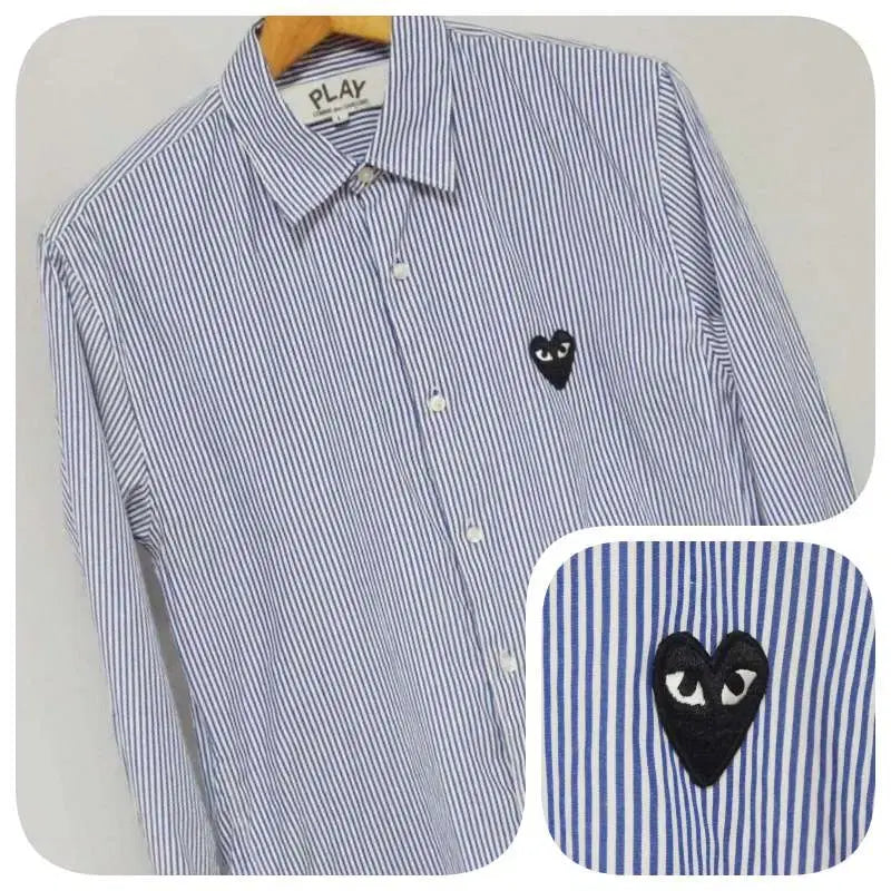 [BUNJANG] Comme des Garçons Striped Casual Shirt Men's 95 / 꼼데가르송 스트라이프 캐주얼 셔츠 남성95